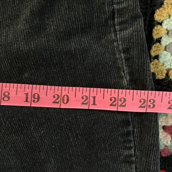 Vintage Levi's Black Corduroy Pants Womens 34 Neutral Made Canada - Picture 4 of 8
